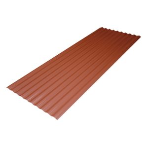 PLANCHA TECHOLIT 3.60X0.76 ROJO 1.2MM ETERNIT-PLAST