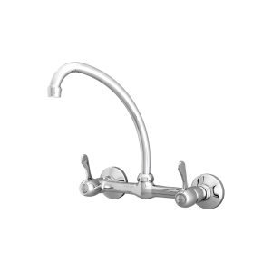 MEZCLADORA PARA COCINA PARED.8" SHELBY 5664 EDESA-G