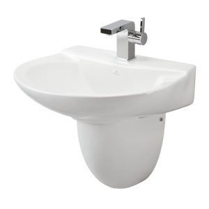 LAVAMANOS BRIZZA BLANCO CON PEDESTAL CORTO BRIGGS-S