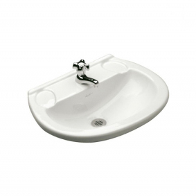 LAVABO ROMA BLANCO SIN PEDESTAL E214-BL F.V-S