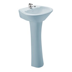 LAVAMANOS SHELBY DESDRE BLUE 722 CON PEDESTAL EDESA-S