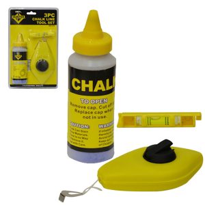 JUEGO LINEA Y TIZA PARA ALBANIL 3PZAS HM-1279 HUNTER-HERR