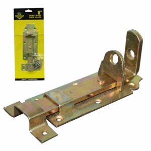 PICAPORTE CUADRADO 6" F-1160 DORADO HUNTER-FERR