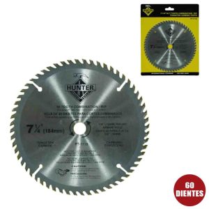 HOJA PARA SIERRA CIRC 7-1/4" PT-1119 (60D) HUNTER-HERR