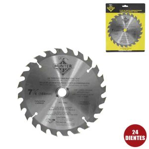 HOJA PARA SIERRA CIRC 7-1/4" PT-1042 (24D) HUNTER-HERR
