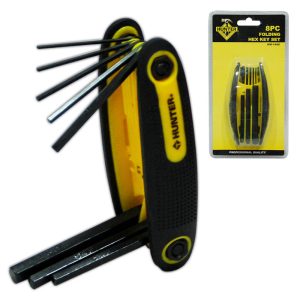 LLAVE EXAG PLEGABLES(MM) 8PZAS HM-1448 HUNTER-HERR