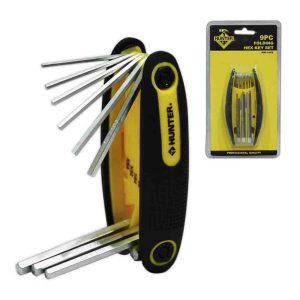 LLAVE EXAG PLEGABLES(SAE) 9PZAS HM-1449 HUNTER-HERR
