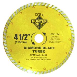 DISCO DIAMANTE 4-1/2" PT-1133 TURBO HUNTER-HERR