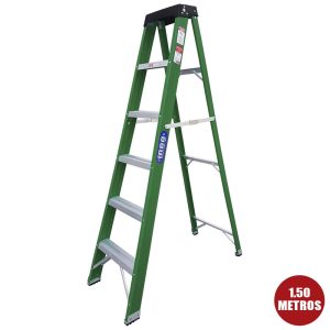 ESCALERA DE FIBRA 1.50MT COMERCIAL 14001 INCO