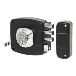 CERRADURA GEO SOBREPONER 91010-144 NEGRA GEO