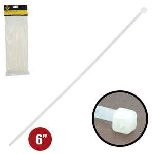 CORREA DE AMARRE 6" F-1132 (100) BLANCA HUNTER-ELEC