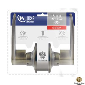 CERRADURA PARA DORMITORIO MANIJA BRONCE/ANTIGUO CM LOCKS