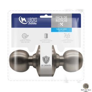 CERRADURA PARA BANO POMO BRONCE/ANTIGUO CM LOCKS
