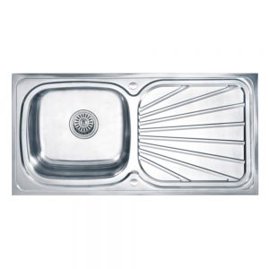 FREGADERO 1PZ 100X50  WLS10050-BG PARA EMPOTRAR CM SINKS