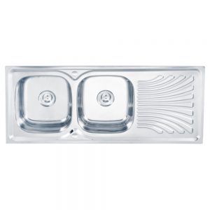 FREGADERO 2PZ 120X50  WDO12050AG PARA EMPOTRAR CM SINKS